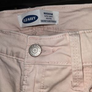 Old Navy Pink Rockstar Skinny Jeans